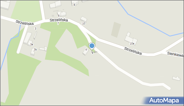 Niemcza, Strzelińska, 9, mapa Niemcza