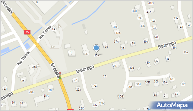 Niepołomice, Stefana Batorego, 35a, mapa Niepołomice