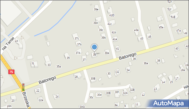 Niepołomice, Stefana Batorego, 39, mapa Niepołomice
