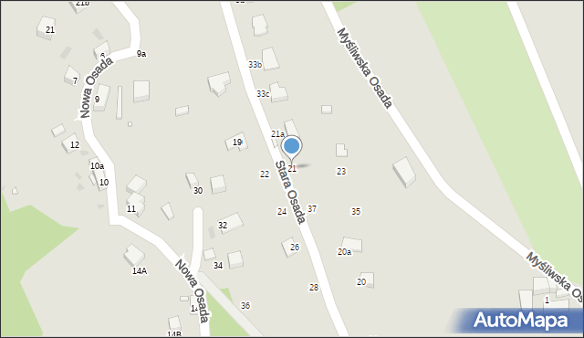 Nowa Ruda, Stara Osada, 21, mapa Nowa Ruda