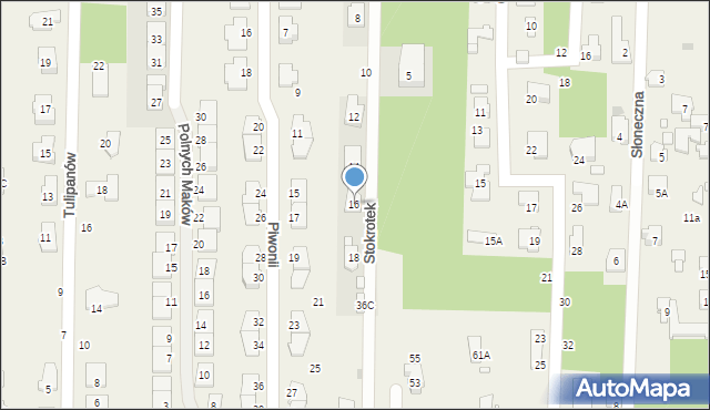 Nowa Wieś, Stokrotek, 16, mapa Nowa Wieś