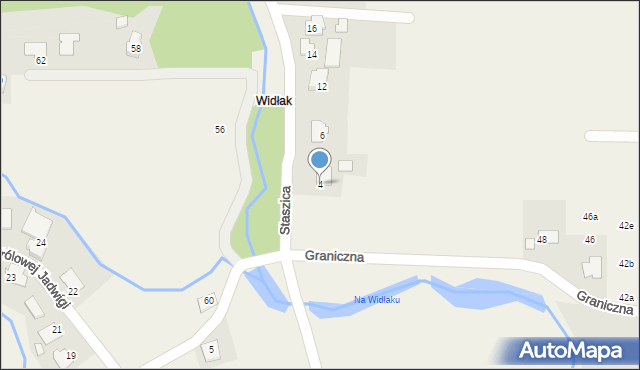 Nowa Wieś, Staszica Stanisława, 4, mapa Nowa Wieś
