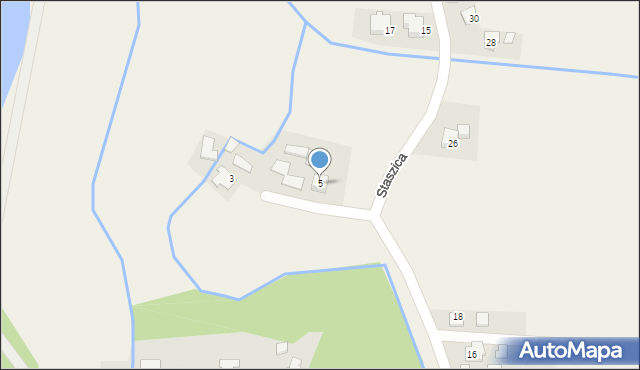 Nowa Wieś, Staszica Stanisława, 5, mapa Nowa Wieś