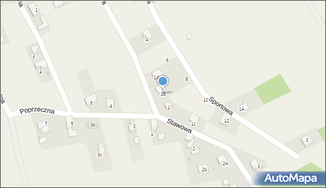 Nowa Wieś, Stawowa, 1B, mapa Nowa Wieś