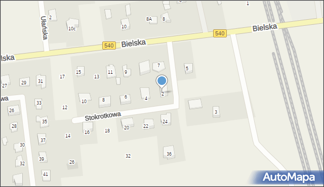 Nowe Proboszczewice, Stokrotkowa, 2, mapa Nowe Proboszczewice
