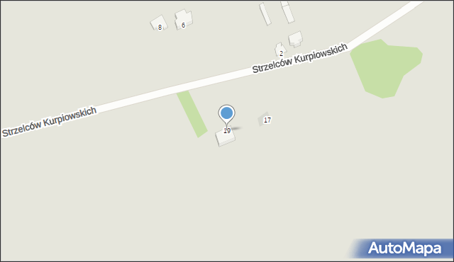 Nowogród, Strzelców Kurpiowskich, 19, mapa Nowogród