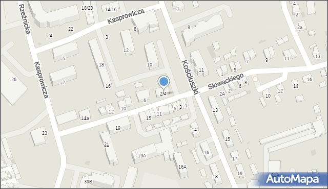 Olecko, Stefana Batorego, 4, mapa Olecko