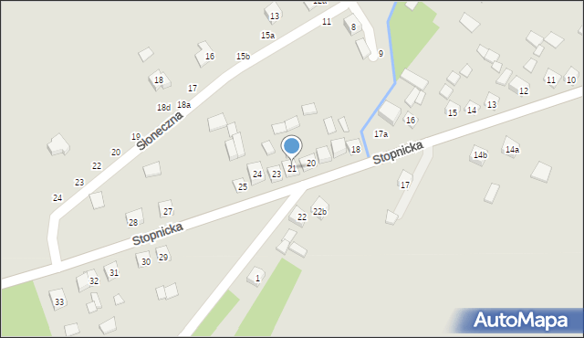 Oleśnica, Stopnicka, 21, mapa Oleśnica