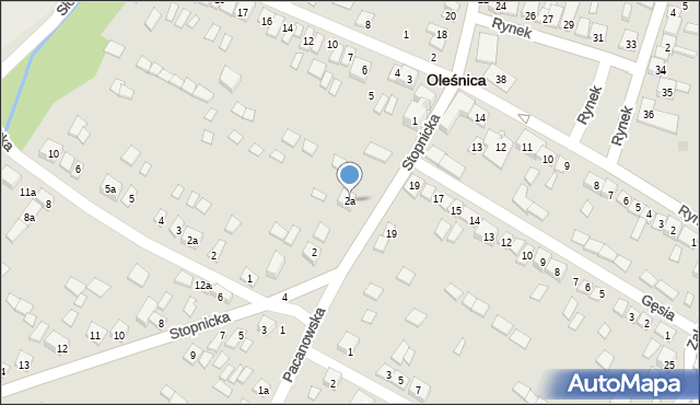 Oleśnica, Stopnicka, 2a, mapa Oleśnica