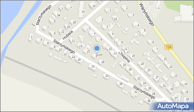 Opoczno, Starzyńskiego Stefana, 17, mapa Opoczno