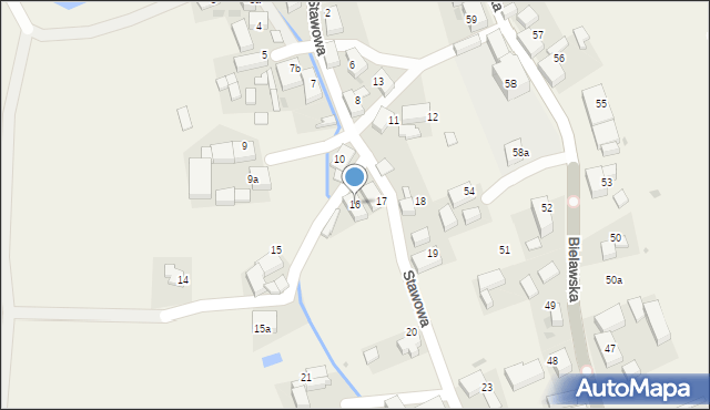 Ostroszowice, Stawowa, 16, mapa Ostroszowice