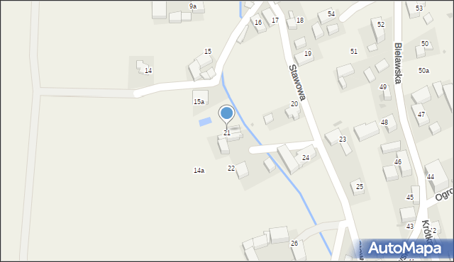 Ostroszowice, Stawowa, 21, mapa Ostroszowice