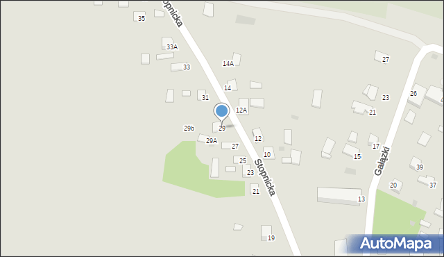 Pacanów, Stopnicka, 29, mapa Pacanów