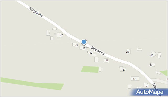 Pacanów, Stopnicka, 43, mapa Pacanów