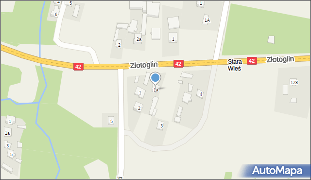 Parszów, Staszica Stanisława, 1a, mapa Parszów