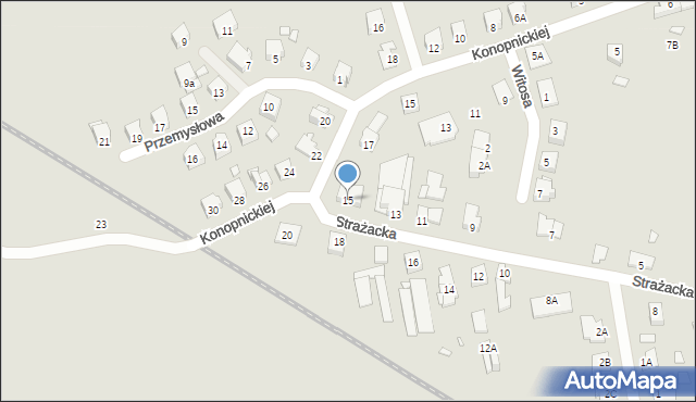 Pasłęk, Strażacka, 15, mapa Pasłęk