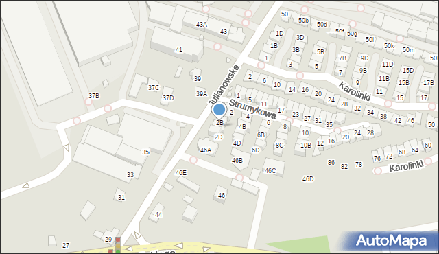 Piaseczno, Strumykowa, 2C, mapa Piaseczno