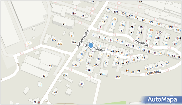 Piaseczno, Strumykowa, 4A, mapa Piaseczno