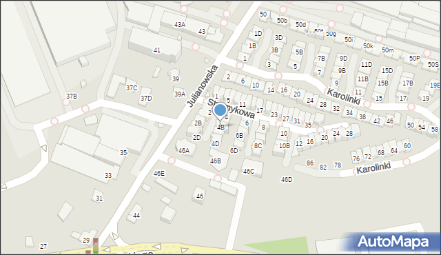 Piaseczno, Strumykowa, 4B, mapa Piaseczno