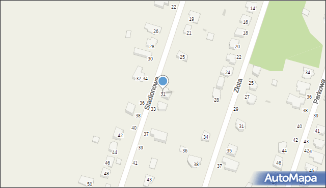 Piątkowisko, Stadionowa, 31, mapa Piątkowisko