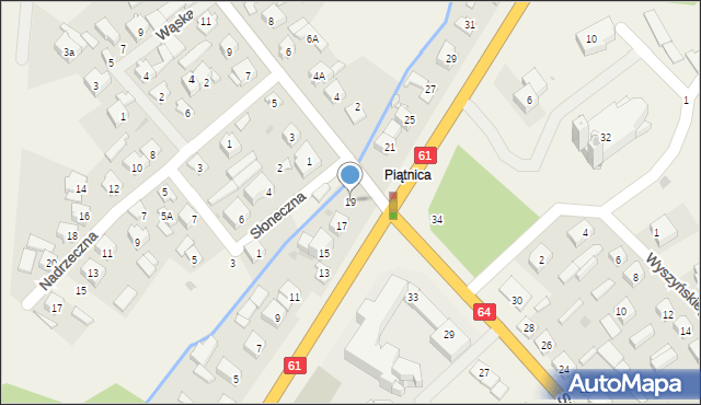 Piątnica Poduchowna, Stawiskowska, 19, mapa Piątnica Poduchowna