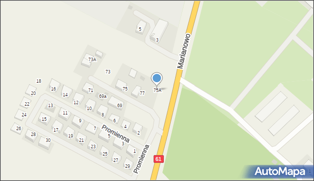 Piątnica Poduchowna, Stawiskowska, 75A, mapa Piątnica Poduchowna