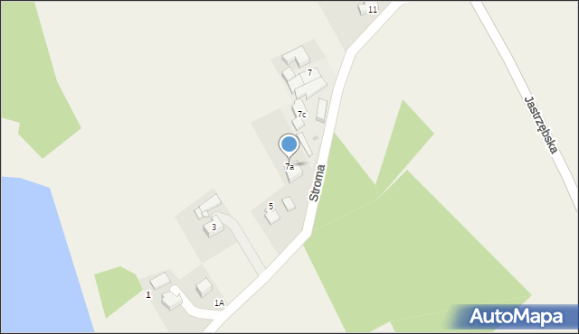 Pielgrzymowice, Stroma, 7a, mapa Pielgrzymowice