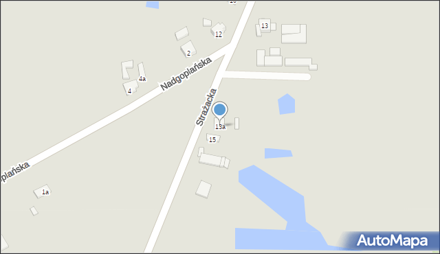 Piotrków Kujawski, Strażacka, 13a, mapa Piotrków Kujawski