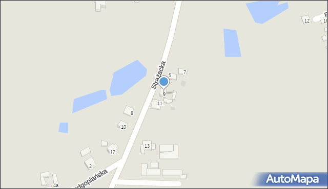 Piotrków Kujawski, Strażacka, 9, mapa Piotrków Kujawski