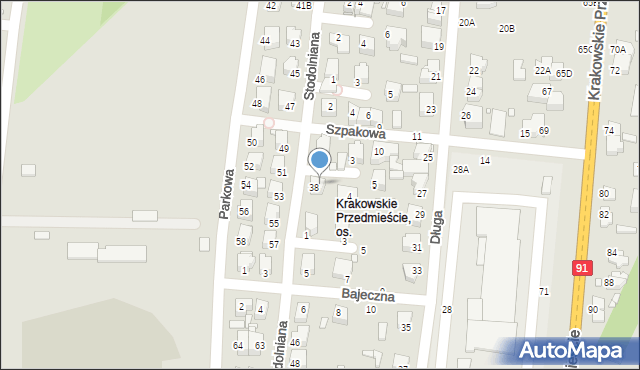 Piotrków Trybunalski, Strusia, 2, mapa Piotrków Trybunalski