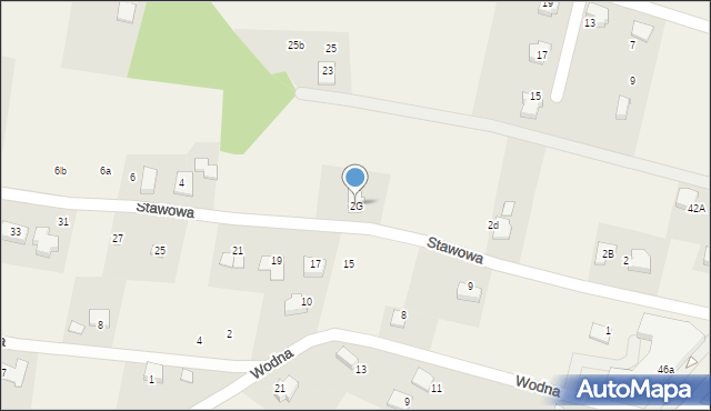 Pisarzowice, Stawowa, 2G, mapa Pisarzowice