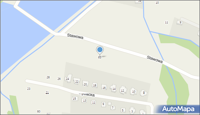 Pisarzowice, Stawowa, 63, mapa Pisarzowice