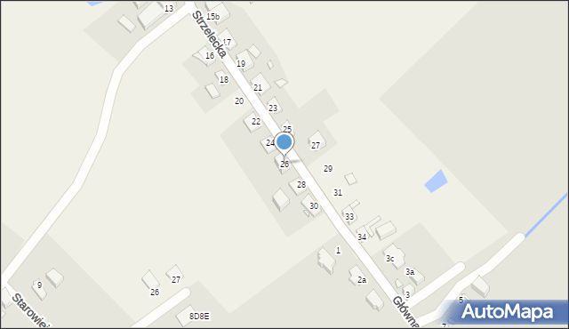 Pobiedna, Strzelecka, 26, mapa Pobiedna