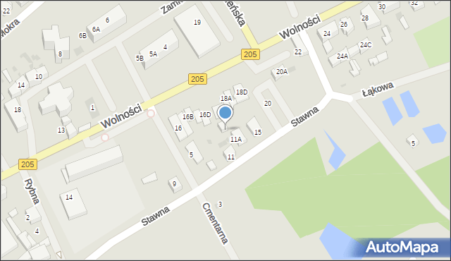 Polanów, Stawna, 11b, mapa Polanów