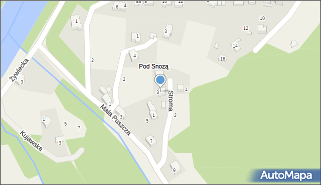 Porąbka, Stroma, 7, mapa Porąbka