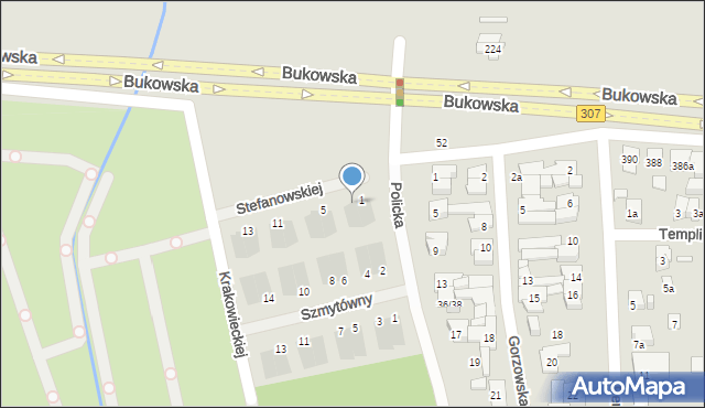 Poznań, Stefanowskiej Michaliny, 3, mapa Poznania