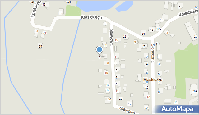 Prószków, Stawowa, 6, mapa Prószków