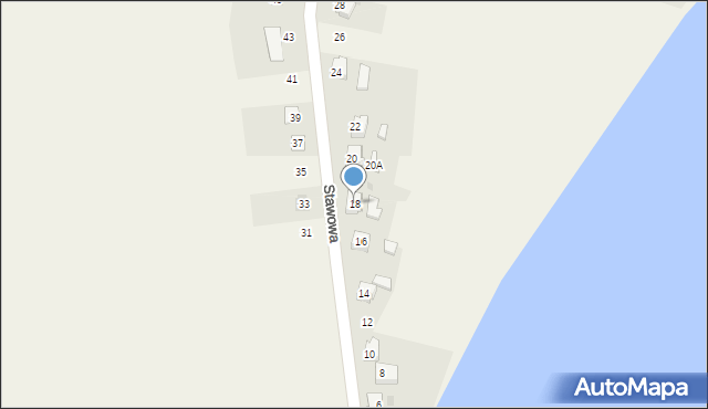 Pruchna, Stawowa, 18, mapa Pruchna