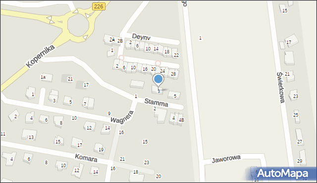 Pruszcz Gdański, Stamma Feliksa, 3, mapa Pruszcz Gdański