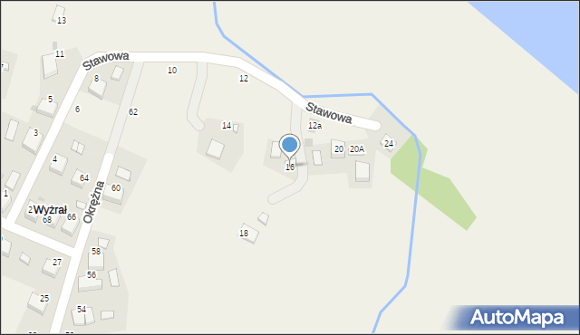 Przeciszów, Stawowa, 16, mapa Przeciszów