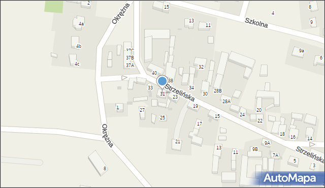 Przeworno, Strzelińska, 31, mapa Przeworno