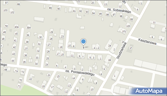 Przeworsk, Stefana Batorego, 6, mapa Przeworsk