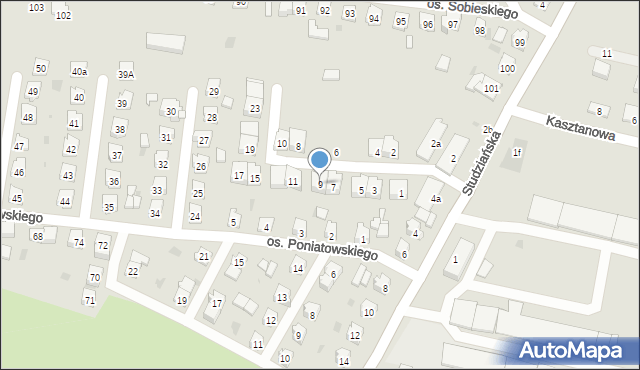 Przeworsk, Stefana Batorego, 9, mapa Przeworsk