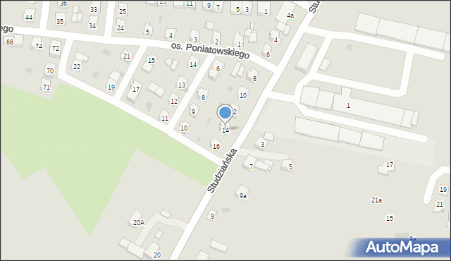 Przeworsk, Studziańska, 14, mapa Przeworsk