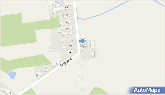 Przysiecz, Strzelecka, 29, mapa Przysiecz