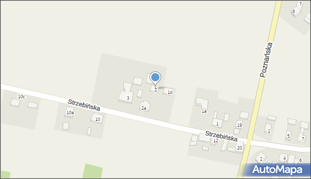 Psary, Strzebińska, 2, mapa Psary