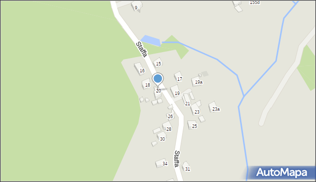 Pszów, Staffa Leopolda, 20, mapa Pszów