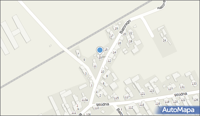 Racławice Śląskie, Stefana Batorego, 13, mapa Racławice Śląskie