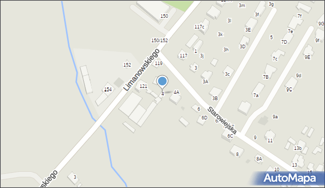 Radom, Starowiejska, 4, mapa Radomia