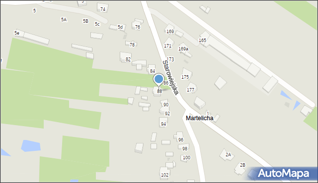 Radomsko, Starowiejska, 88, mapa Radomsko